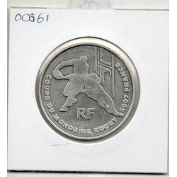 1/4 euro argent BU 2007 Coupe du monde de rugby pièces de monnaies de Paris