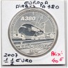 1 1/2 euro argent BE 2007 Europa, Airbus A380 pièces de monnaies de Paris