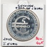 5 euros argent BE 2007 Semeuse 5 ans Introduction de l'euro pièces de monnaies de Paris