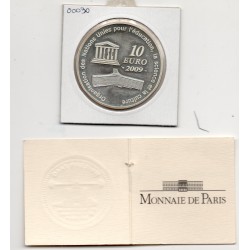 10 euros argent BE 2009 Unesco, Le Kremlin de Moscou pièces de monnaies de Paris