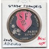 10 euros argent BE 2009 Rugby Stade Français pièces de monnaies de Paris