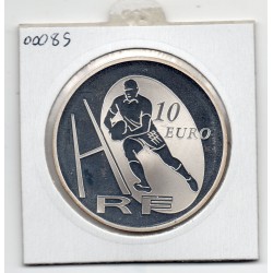 10 euros argent BE 2009 Rugby Stade Français pièces de monnaies de Paris