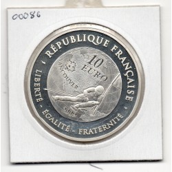 10 euros argent BE 2009 jeux d'hiver de Vancouver, Ski Alpin pièces de monnaies de Paris