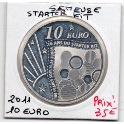 10 euros argent BE 2011 Semeuse, Starter Kit pièces de monnaies de Paris