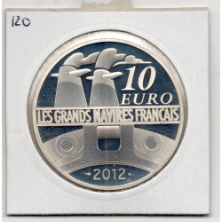 10 euros argent BE 2012 Le France pièces de monnaies de Paris