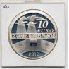 10 euros argent BE 2012 Le France pièces de monnaies de Paris