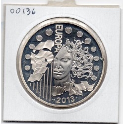 10 euros argent BE 2013 Europa, traité de l'Elysée Pièces de monnaies de Paris