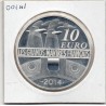 10 euros argent BE 2014, Le Normandie Pièces de monnaies de Paris