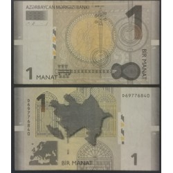 Azerbaïdjan Pick N°31a, TB Billet de banque de 1 Manat 2009