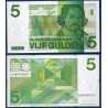 Pays Bas Pick N°95, neuf Billet de Banque de 5 Gulden 1973
