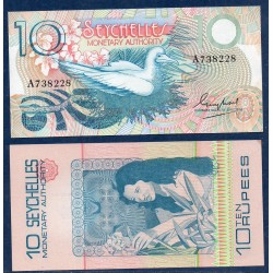 Seychelles Pick N°23a, Billet de banque de 10 Rupees 1979