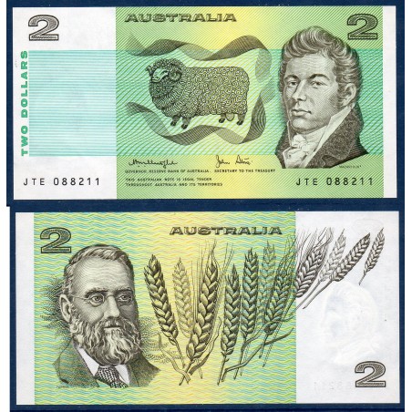 Australie Pick N°43c, Neuf Billet de banque de 2 Dollars 1979