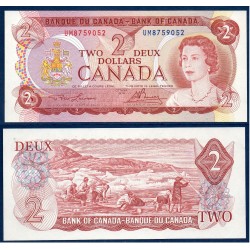 Canada Pick N°86a, Neuf Billet de banque de 2 dollars 1974