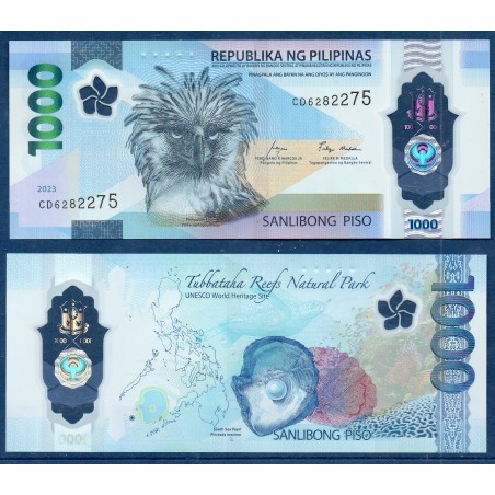 Philippines Pick N°241c, Neuf Billet de banque de 1000 Piso 2023