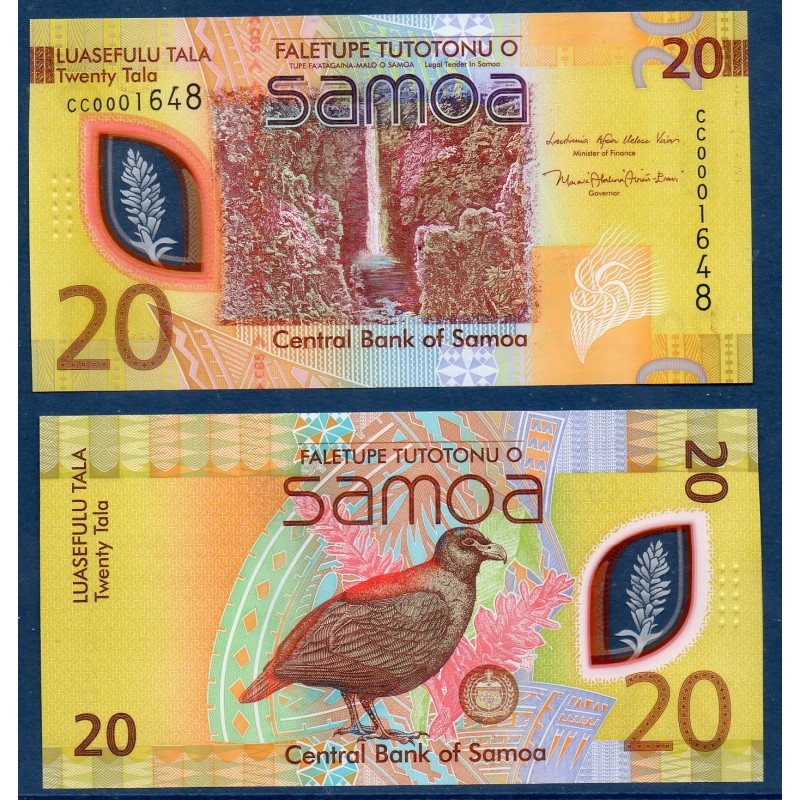 Samoa Pick N°49a, neuf Billet de banque de 20 Tala 2023