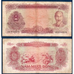 Viet-Nam Nord Pick N°84b, B Billet de banque de 50 dong 1976