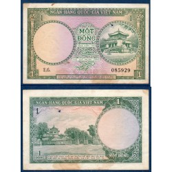 Viet-Nam Sud Pick N°1a, TB Billet de banque de 1 dong 1956