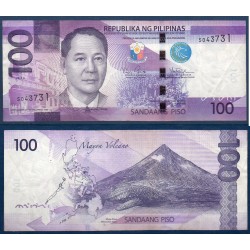 Philippines Pick N°222a, TTB Billet de banque de 100 Piso 2015