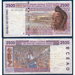 BCEAO Pick N°212Ba pour le Benin, TB+ Billet de banque de 1000 Francs CFA 1992