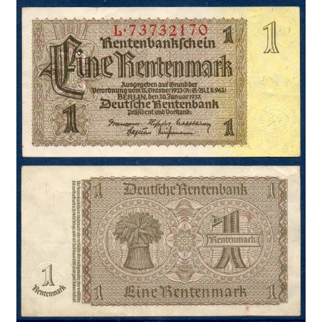 Allemagne Pick N°173b, TTB Billet de banque de 1 Mark 1937