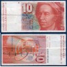 Suisse Pick N°53d, TB Billet de banque de 10 Francs 1982