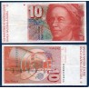 Suisse Pick N°53e, TTB Billet de banque de 10 Francs 1983