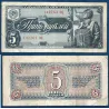 Russie Pick N°215a, TB Billet de banque de 5 Rubles 1938