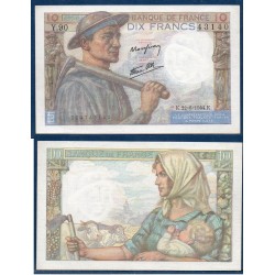 10 Francs Mineur TTB+ 22.6.1944 Billet de la banque de France