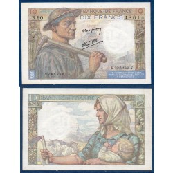 10 Francs Mineur Sup 22.6.1944 Billet de la banque de France