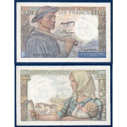 10 Francs Mineur TTB+ 10.3.1949 Billet de la banque de France