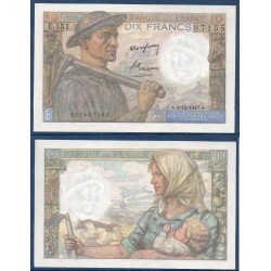10 Francs Mineur Spl 4.12.1947 Billet de la banque de France