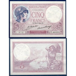 5 Francs Violet Sup 24.3.1932 Billet de la banque de France