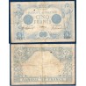 5 Francs Bleu TB- 2.8.1912 Billet de la banque de France