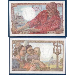 20 Francs Pêcheur Sup- 10.3.1949 Billet de la banque de France