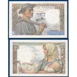 10 Francs Mineur Sup 26.9.1946 Billet de la banque de France