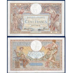 100 Francs LOM TTB- 31.3.1938 Billet de la banque de France