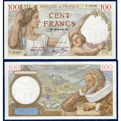 100 Francs Sully TTB+ 20.6.1940 Billet de la banque de France