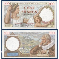 100 Francs Sully Sup 28.12.1939 Billet de la banque de France