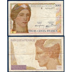 300 Francs Serveau TB série E 1938  Billet de la banque de France