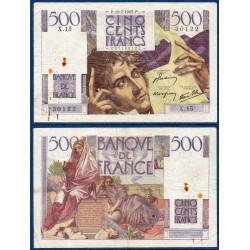 500 Francs Chateaubriand TB 19.7.1945 Billet de la banque de France