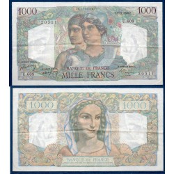 1000 Francs Minerve et Hercule TTB+ 3.11.1949 Billet de la banque de France