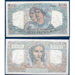 1000 Francs Minerve et Hercule TTB 3.10.1946 Billet de la banque de France