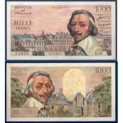 1000 Francs Richelieu TTB 1.7.1954 Billet de la banque de France