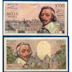1000 Francs Richelieu TTB 1.7.1954 Billet de la banque de France