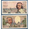 1000 Francs Richelieu TTB+ 3.3.1955 Billet de la banque de France