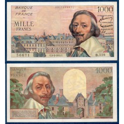 1000 Francs Richelieu TTB 3.3.1955 Billet de la banque de France