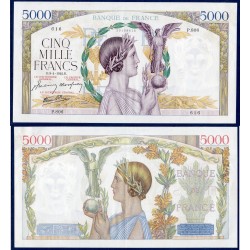 5000 Francs Victoire Sup- 8.1.1942 Billet de la banque de France