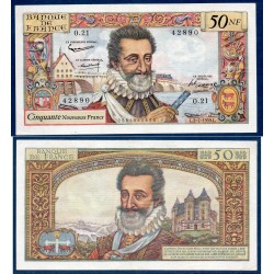 50NF Henri IV TTB 2.7.1959 Billet de la banque de France