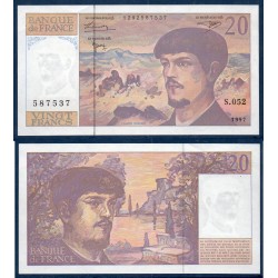 20 Francs Debussy Spl 1997 Billet de la banque de France