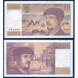 20 Francs Debussy Sup 1983 Billet de la banque de France